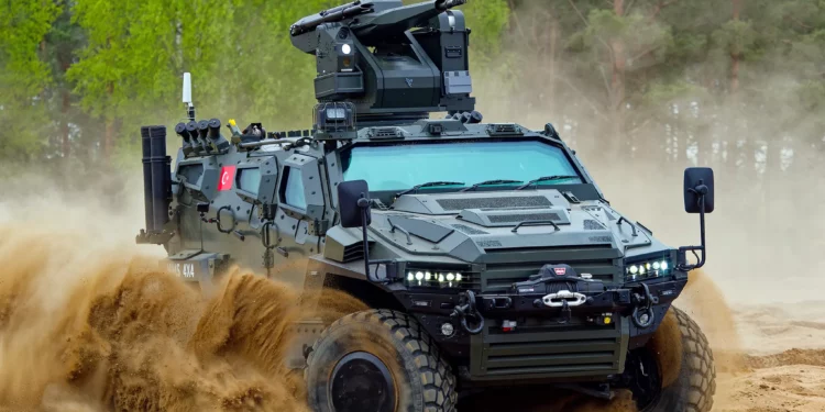 Nurol Makina presenta el NMS 4x4 con Venom LR en IDEF 2025