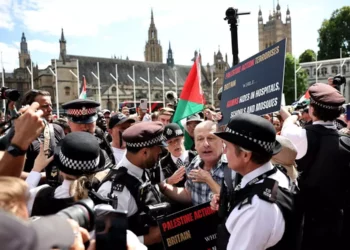 Más de 50 arrestados en una protesta en Londres contra la prohibición del grupo de Acción Palestina