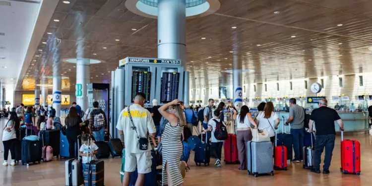 Cifras récord: 85.000 pasajeros pasan por el aeropuerto Ben-Gurion