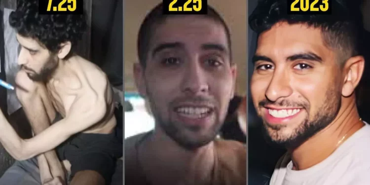 Rehén Evyatar David aparece pálido y famélico en video difundido por Hamás