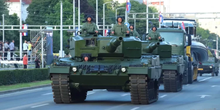 Croacia despliega el primer Leopard 2A4HRV de fabricación alemana