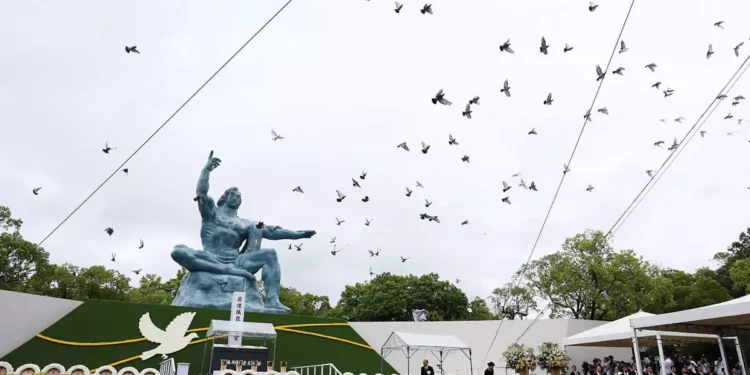 Enviado israelí asiste a la 80.ª conmemoración de la bomba atómica de Nagasaki