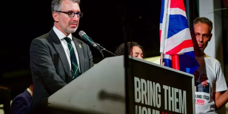 Embajador del Reino Unido dice que sería un “gran error” que Israel ocupara toda Gaza